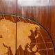 20thc italian stylised "map of the world" cabinet c.1950