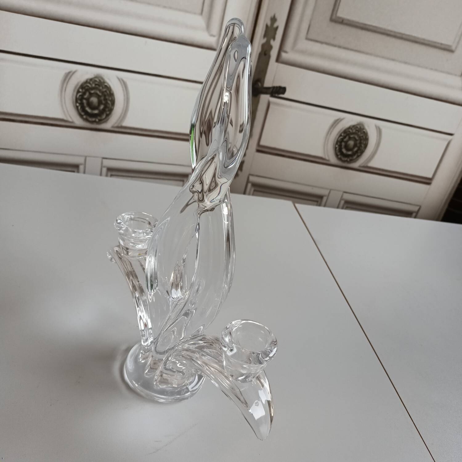 Bougeoir en cristal