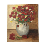 Flower oil painting