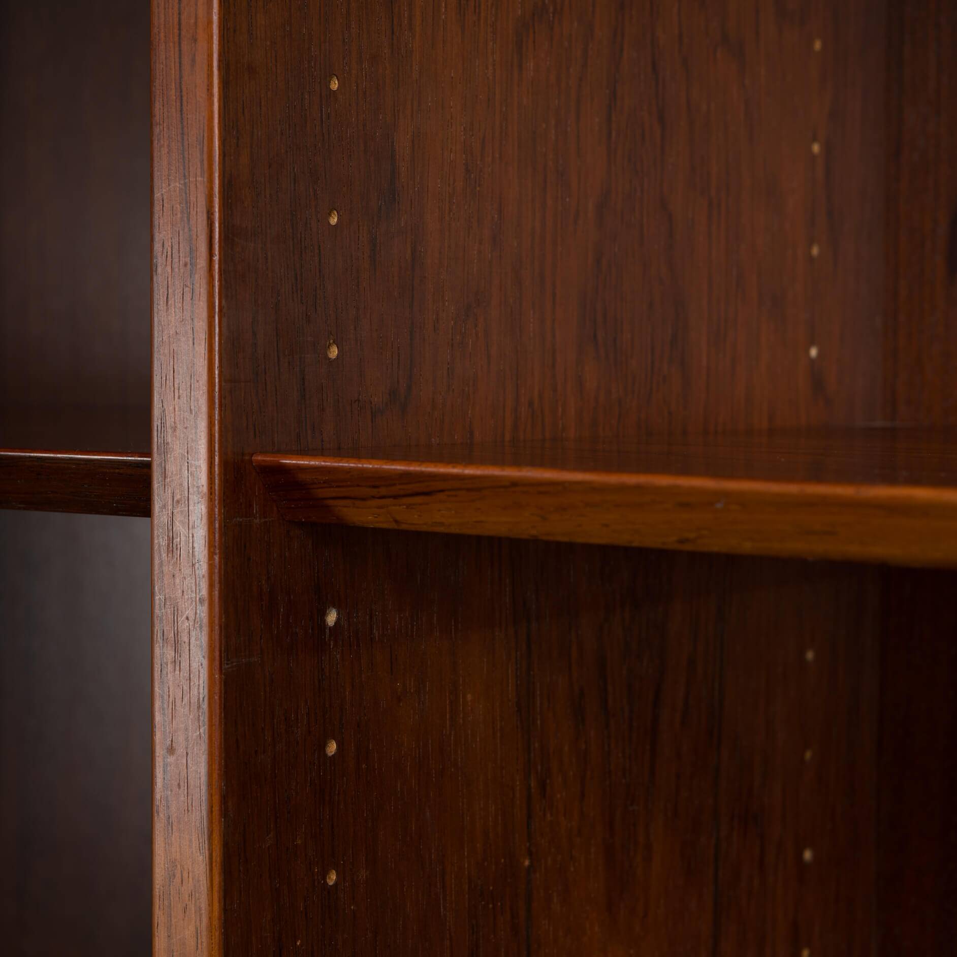 Danish Design Rosewood Low bookcase by Hundevad & Co, 1960s