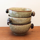 Glazed ceramic bowls Les Grottes Dieulefit