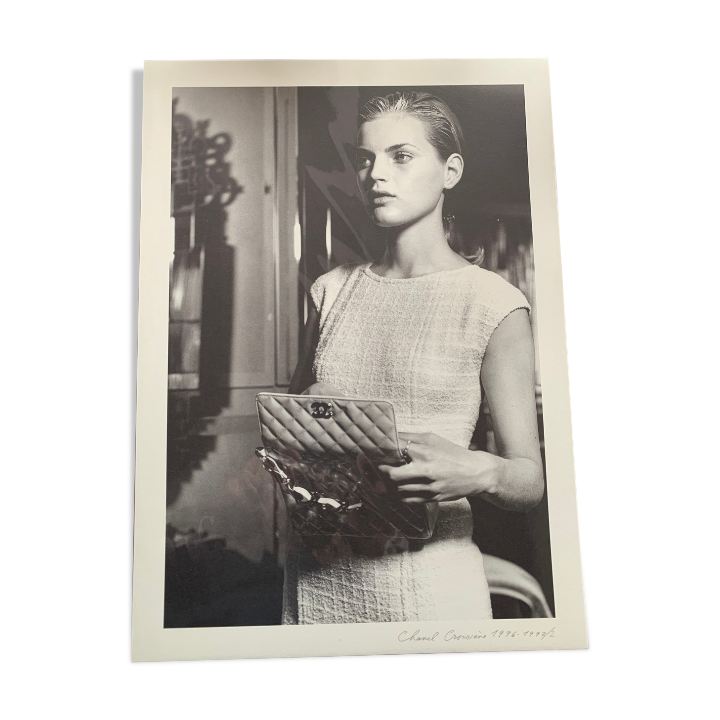 Vintage photo Karl Lagerfeld for Chanel Cruise collection