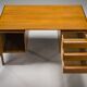 Mid-Century Teak Freestanding Desk from GV Møbler, 1970s