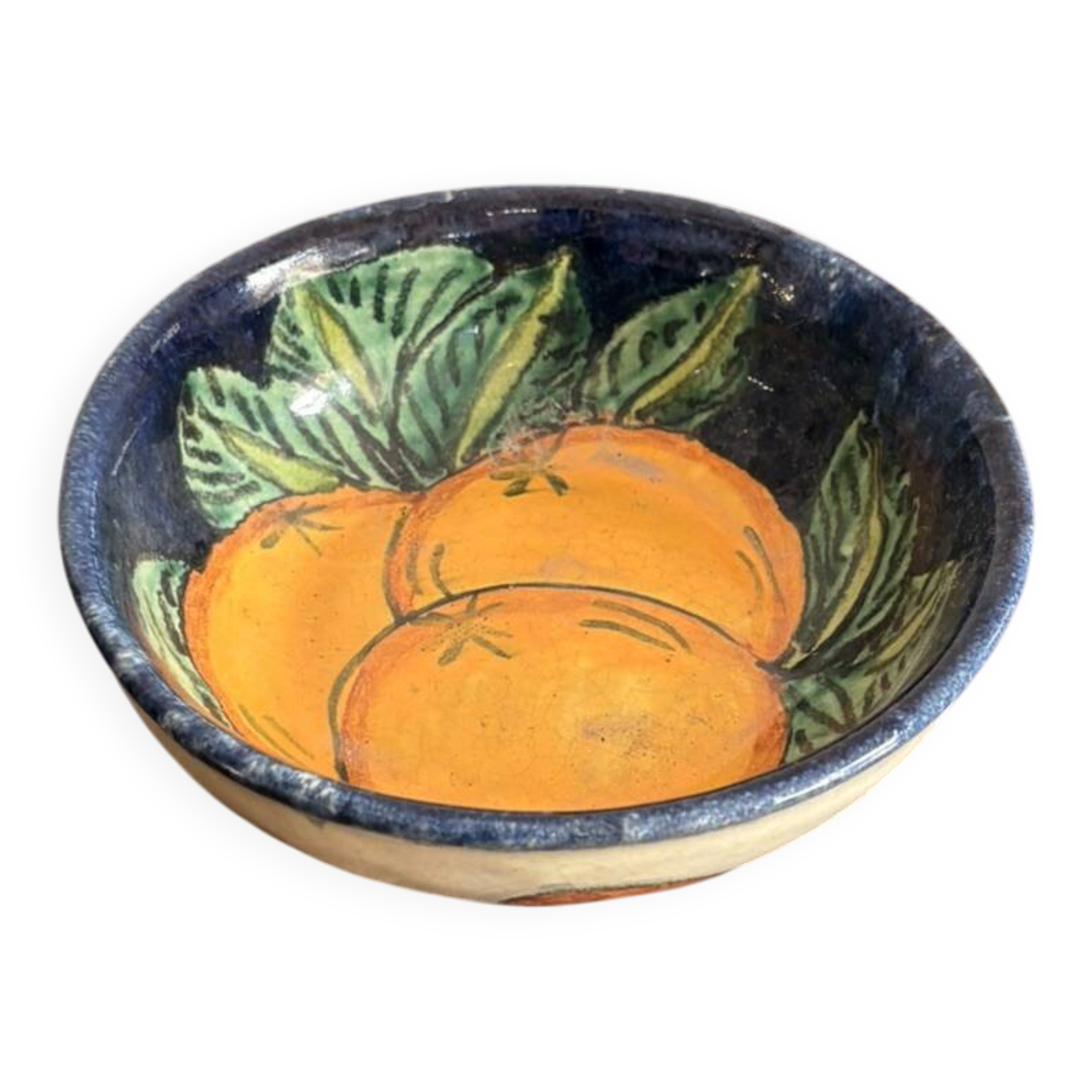 Bowl decorated with oranges Ceramic – T. Ruth, Mexico