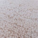 Handmade moroccan berber pouf in wool