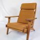 Armchair Model GE290a With High Back Made In Oak By Hans J. Wegner