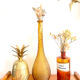 Vintage amber Empoli carafe