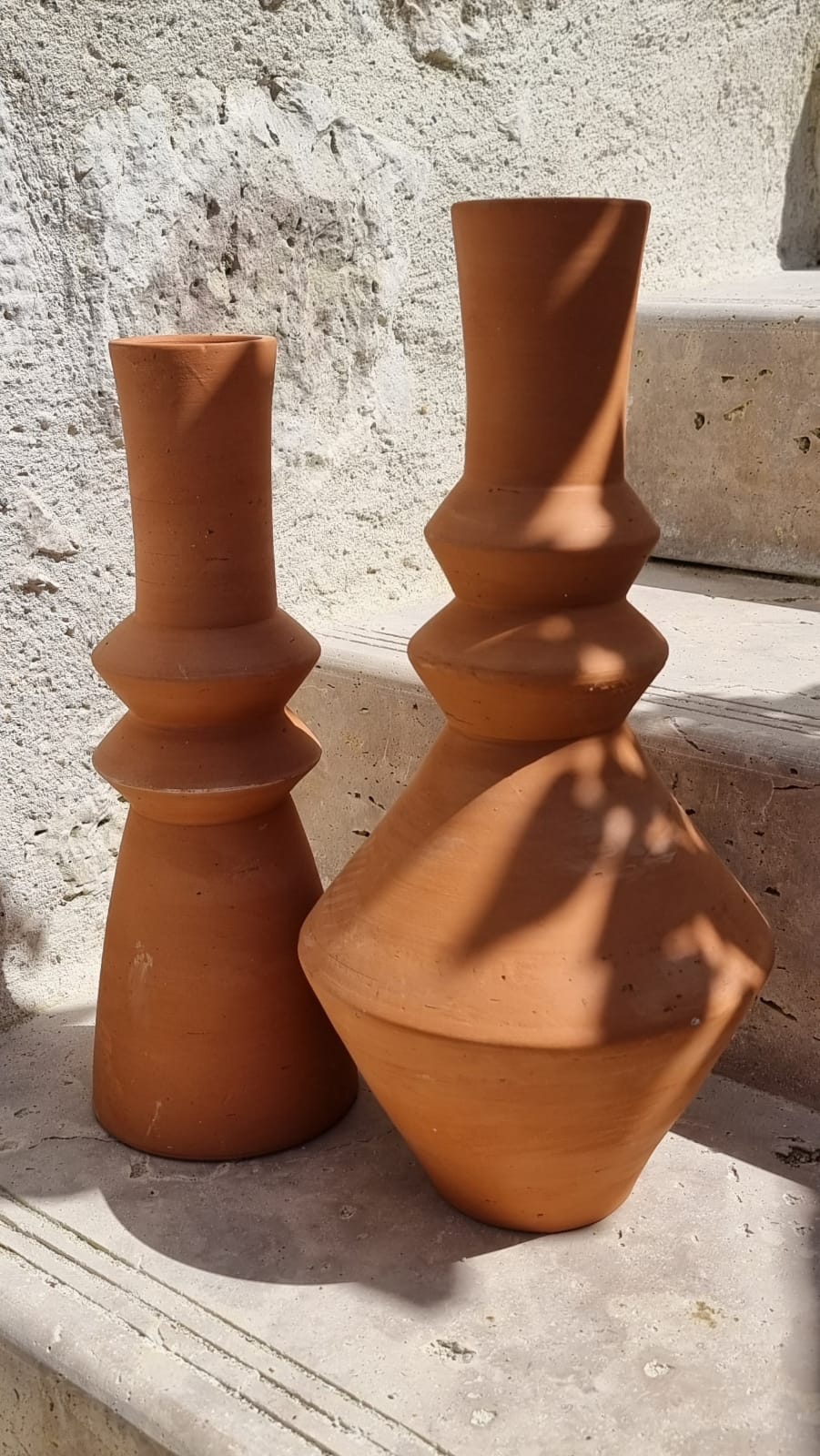 Clay totem pottery