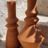 Clay totem pottery