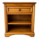 Wooden bedside table
