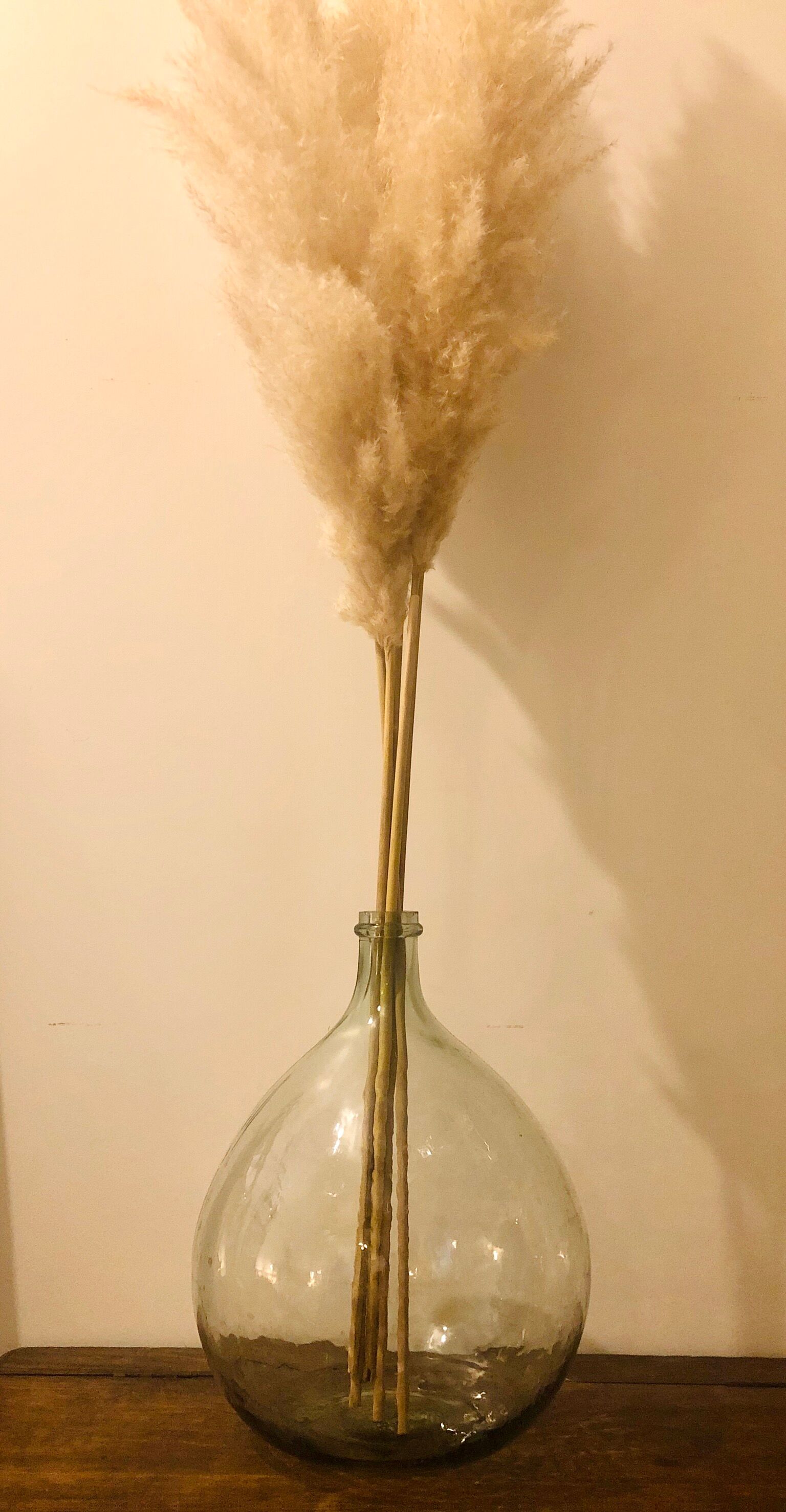 Transparent demijohn