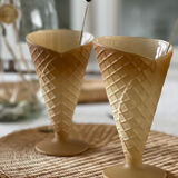 Set of 5 ice cream cups Italy 1960