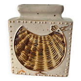 Vase scandinave en grés 1960