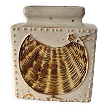 Scandinavian stoneware vase, 1960