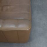 Canapé 3 places en cuir DS-44 de De Sede, Suisse des années 1970