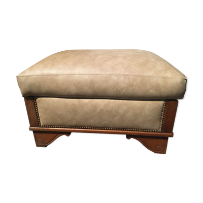 Pouf coffre repose pieds
