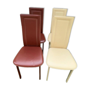 chaises en Cuir italienne