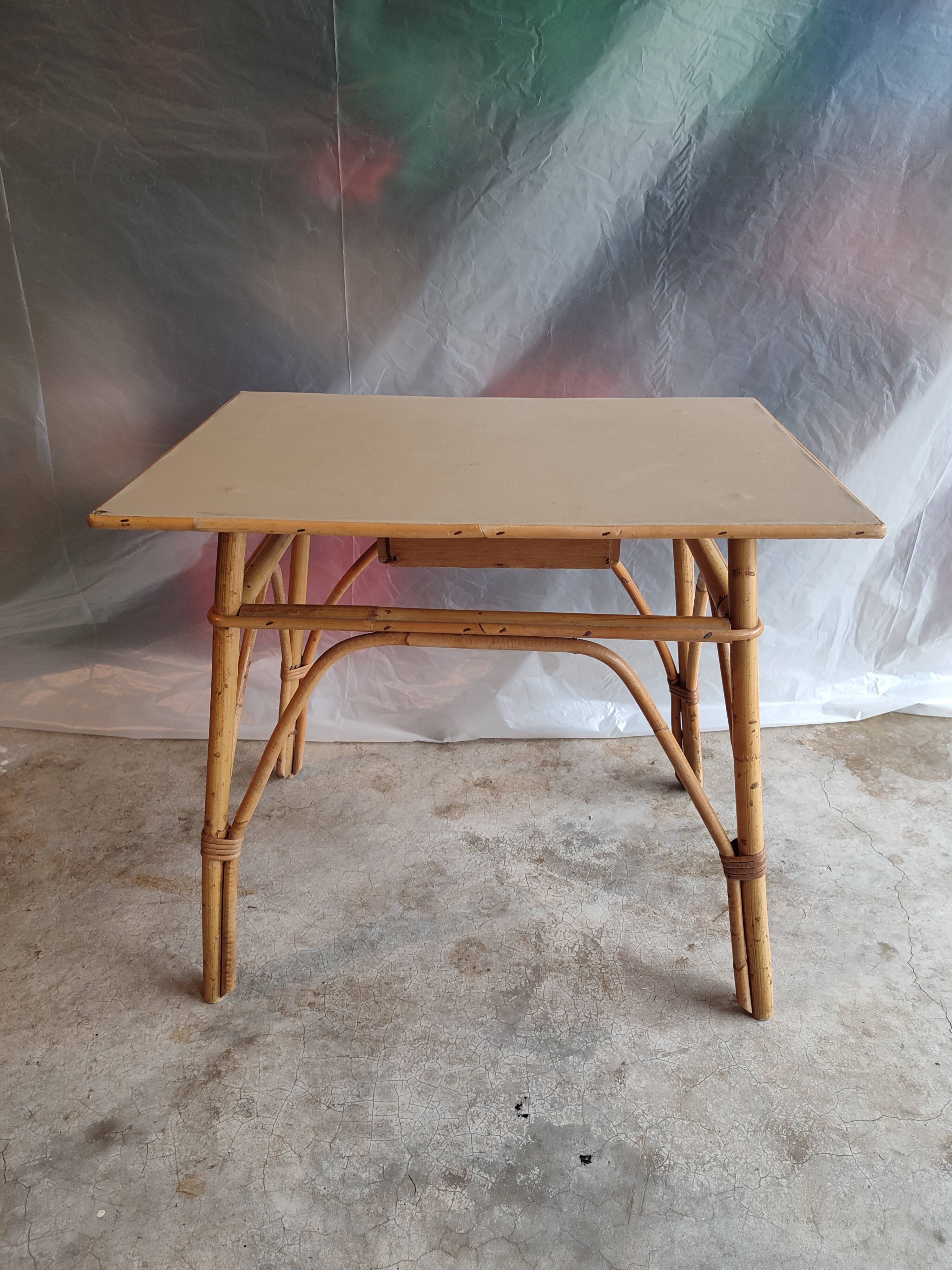 Children's bamboo desk
