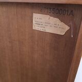 Brissac secretary in satin mahogany – French design from the 1960s.