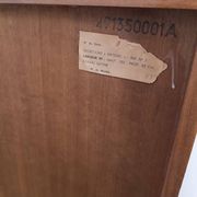Brissac secretary in satin mahogany – French design from the 1960s.