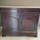 Victorian commode with a white marble top.
