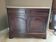 Victorian commode with a white marble top.