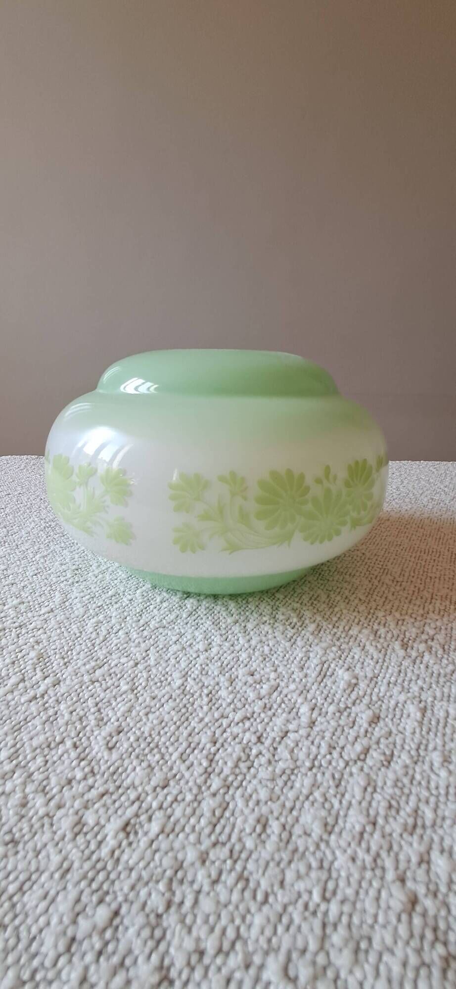 Globe opaline années 80