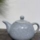 1980s speckled grey and white teapot