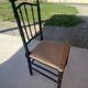 Chaise Napoléon III en bois imitant le bambou