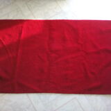Red wool carpet
