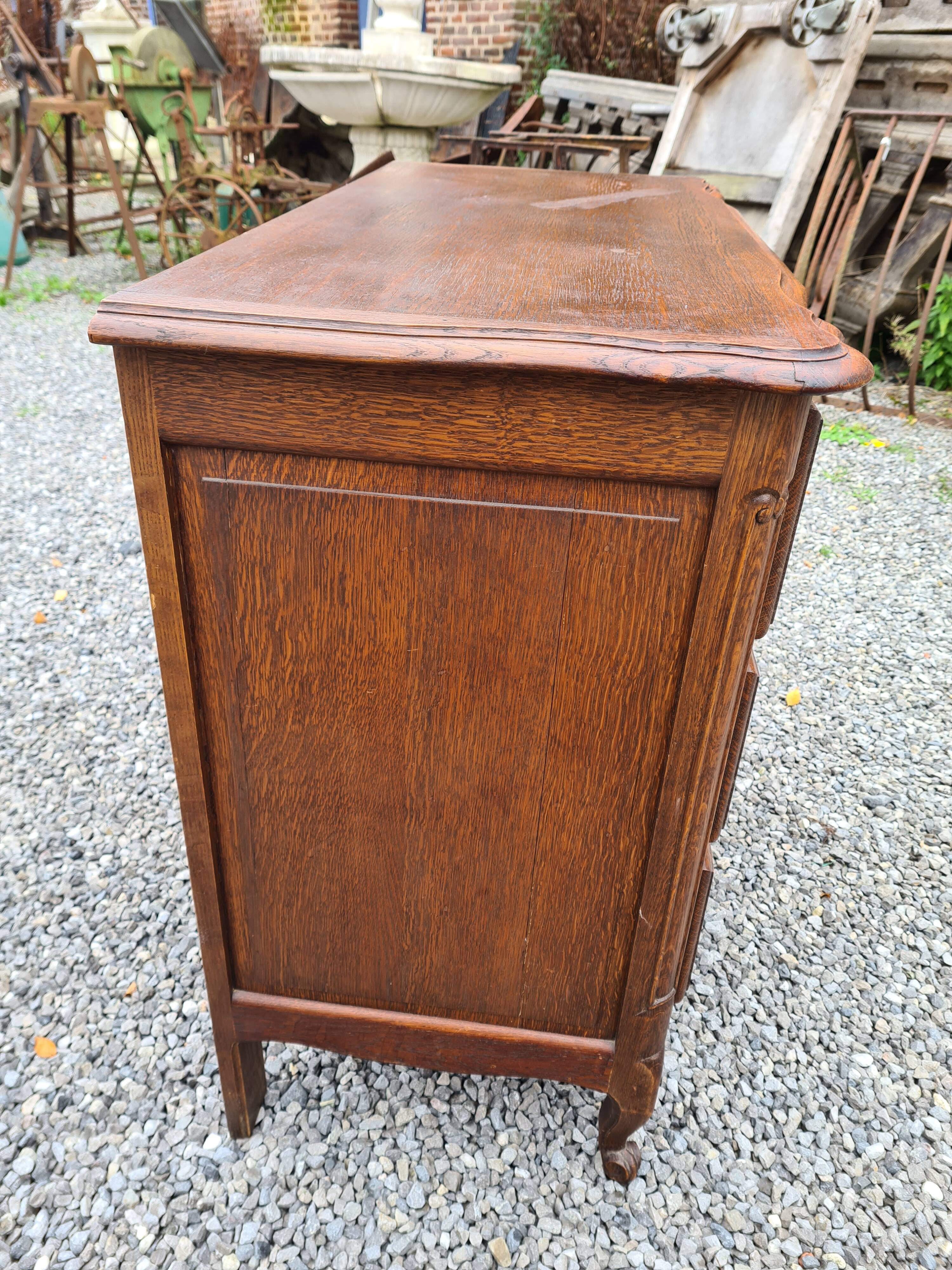 3 drawers oak dresser