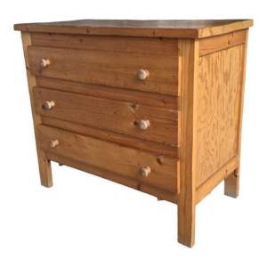 Commode vintage à 3 tiroirs en