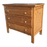 Vintage chest of drawers with 3 pine drawers