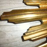 Golden witch sun mirror 70s / 58 cm