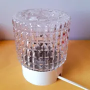 Table lamp in glass 1970