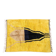 Handmade yellow Berber rug, size 160 x 240 cm