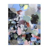 Canvas acrylic painting theme graphite and pastel