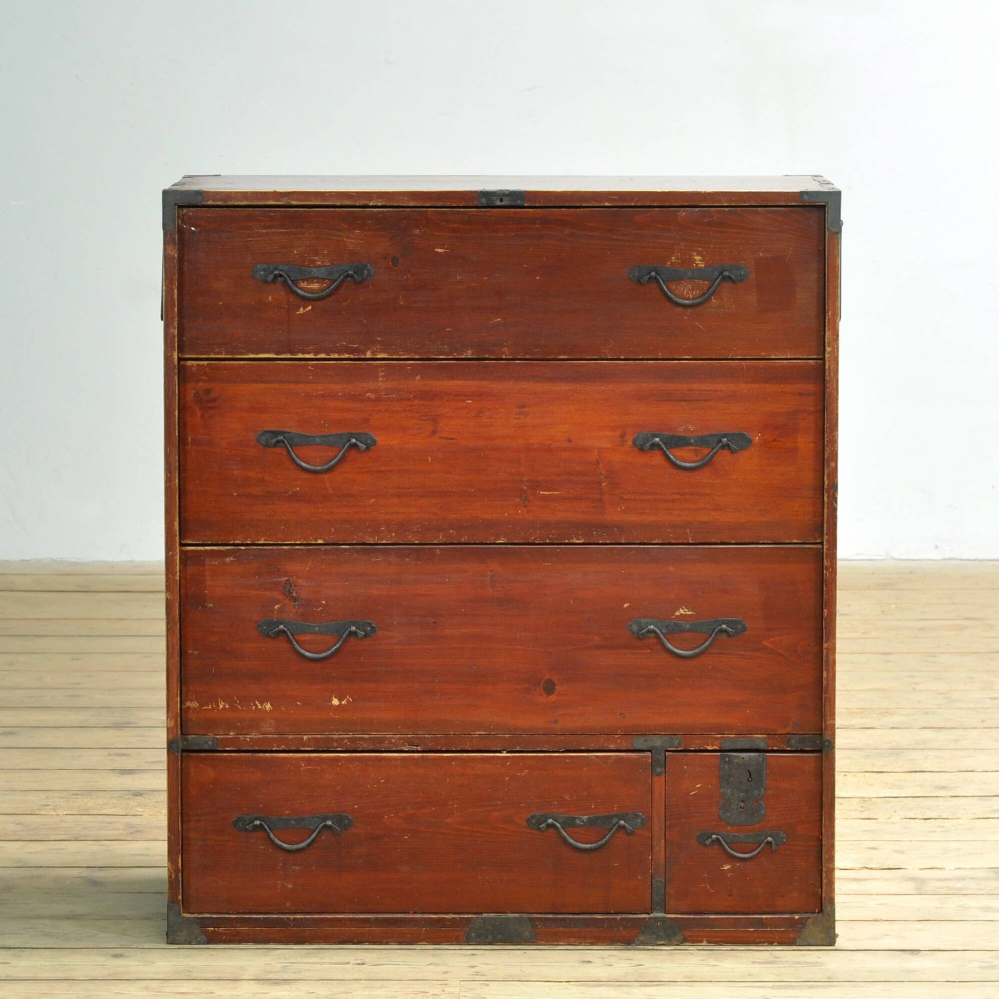 Japanese Tansu chest of drawers, circa 1870