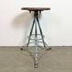 Green Industrial Workshop Stool, 1960s