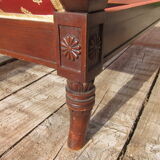 Mahogany empire bed