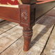 Mahogany empire bed