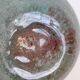 Vintage Glass Art Vase Hand Blown Iridescent Rainbow Gold