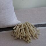 Linen and cotton cushion