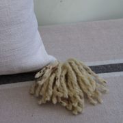 Linen and cotton cushion