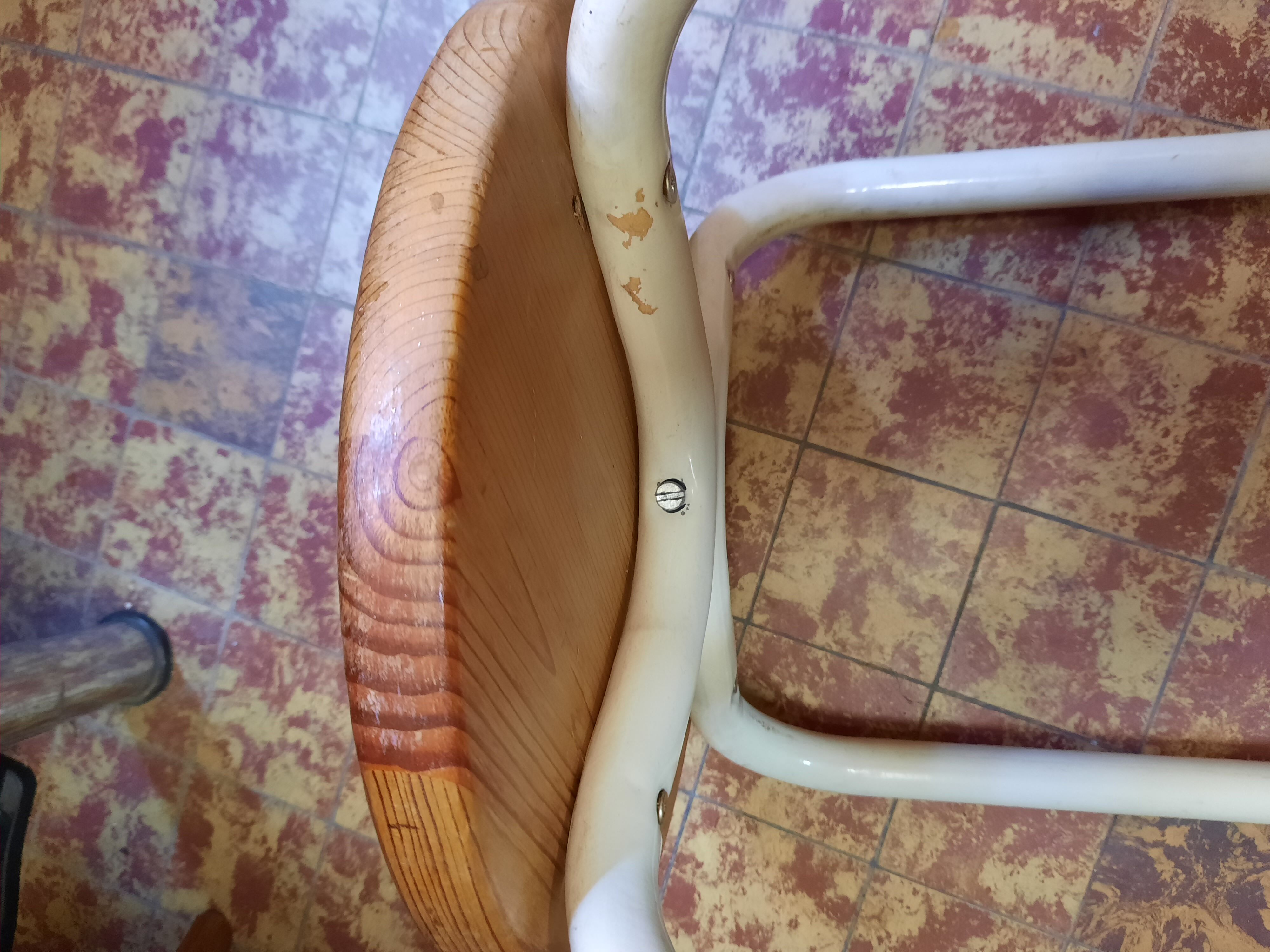 Industrial style stool