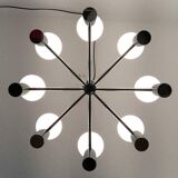 Mid-century German spatial chandelier by Hustadt Leuchten, 1960s.