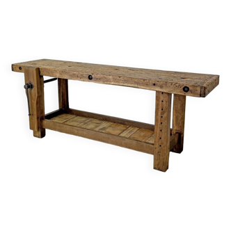 Solid oak workbench