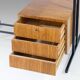 Mid- Century Modern Writing Desk, Brass and Metal, Italy 1960s