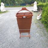 Vintage walnut wood valet from the 50s and 60s