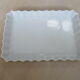 White porcelain dish, rectangular